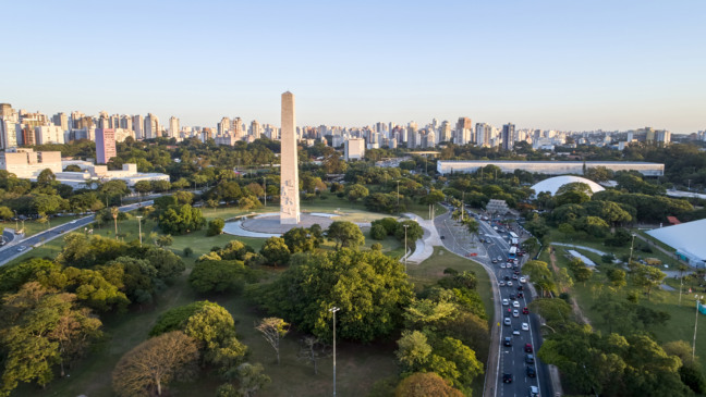Vista aérea do Jardim Europa, bairro com o condomínio mais caro do Brasil