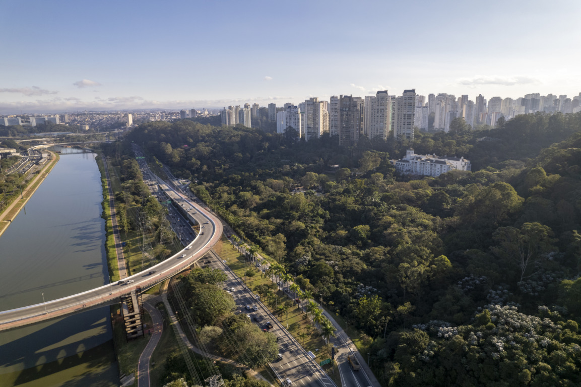 Vista aérea do Jardim Europa, bairro com condomínios mais caros de São Paulo