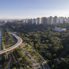 Vista aérea do Jardim Europa, bairro com condomínios mais caros de São Paulo